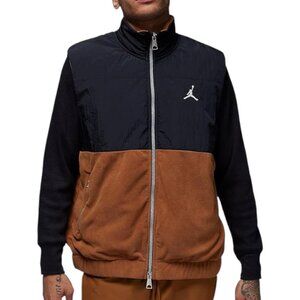 Nike Air Jordan Men's Thermal Vest Size XL British Tan/Black NWT
